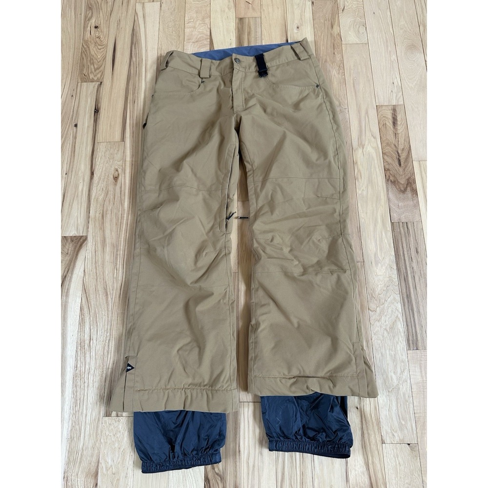 Dakine Snowboard Pants Mens Large Mustard Yellow Ski Snow Technical Outerwear